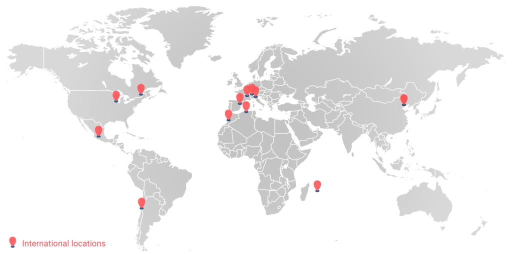 International locations